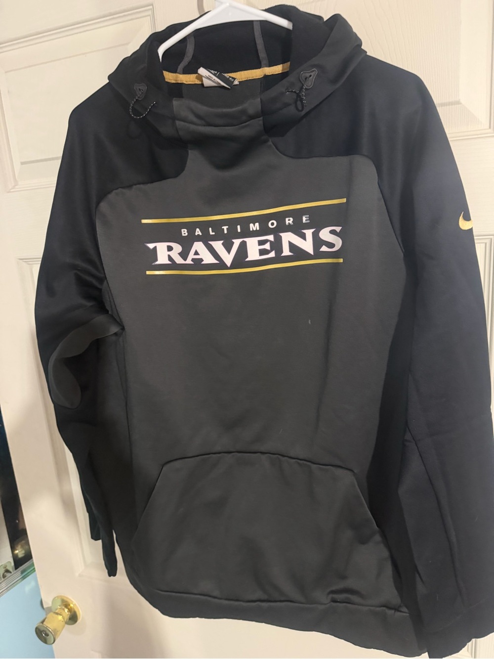Nike Baltimore Ravens Black & Gold Pullover Hoodie